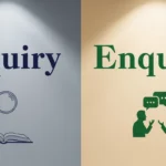 Inquiry or Enquiry
