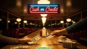 Cash or Credit