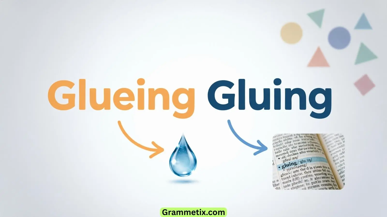 Glueing or Gluing