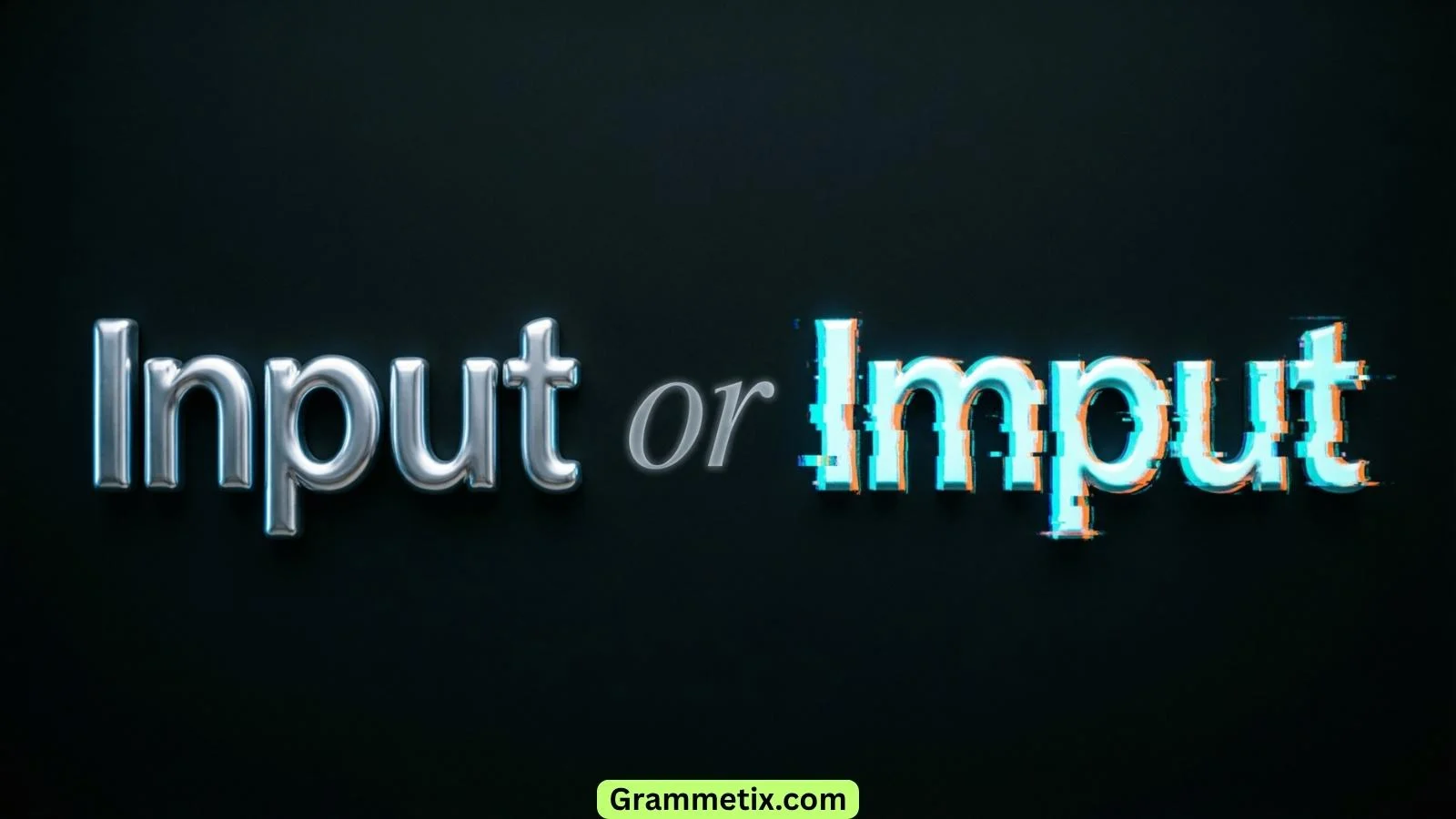 Input or Imput