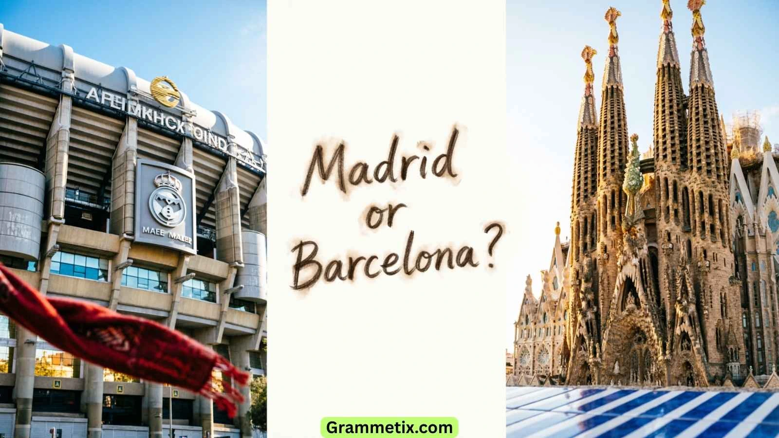 Madrid or Barcelona