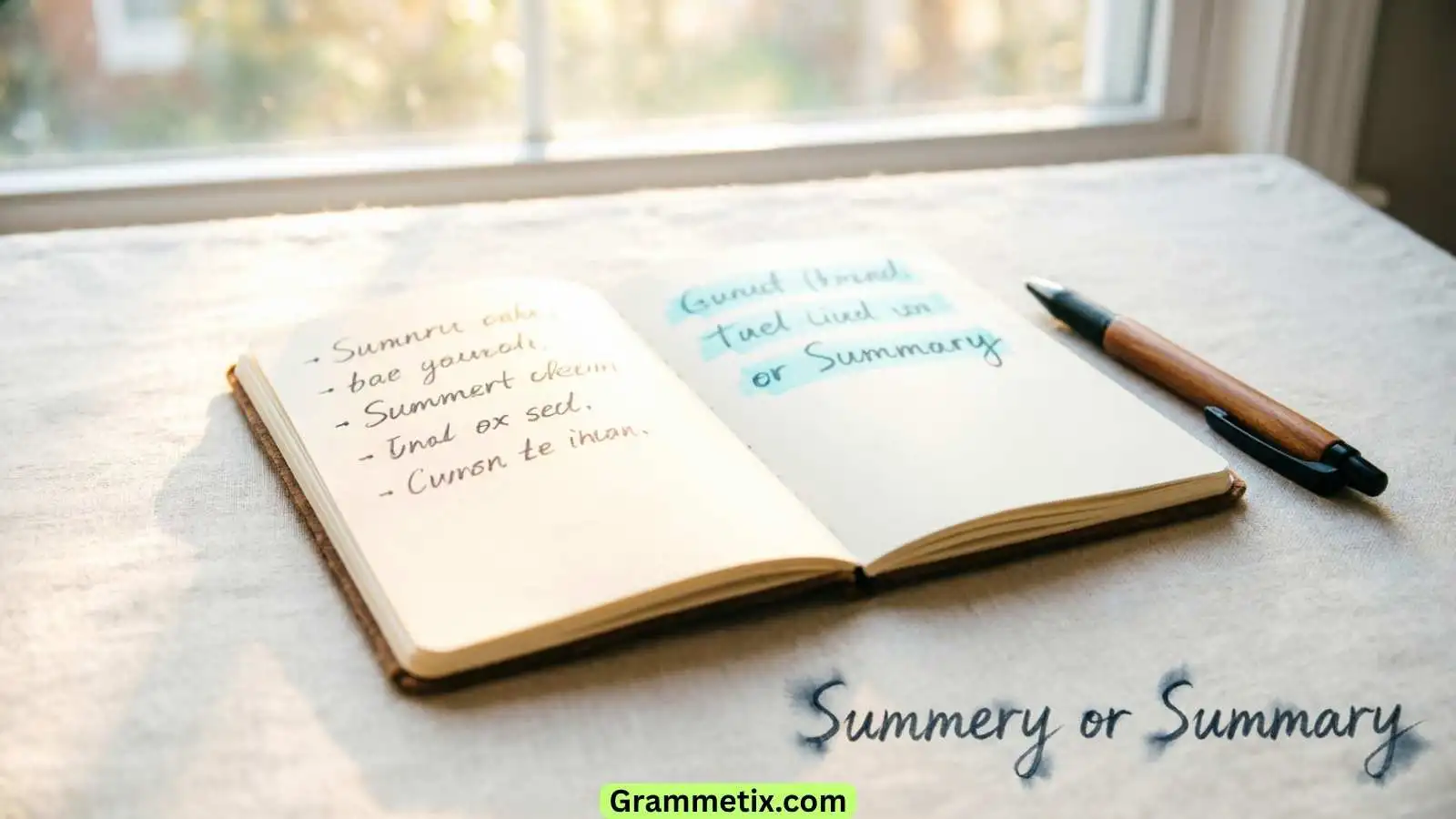 Summery or Summary
