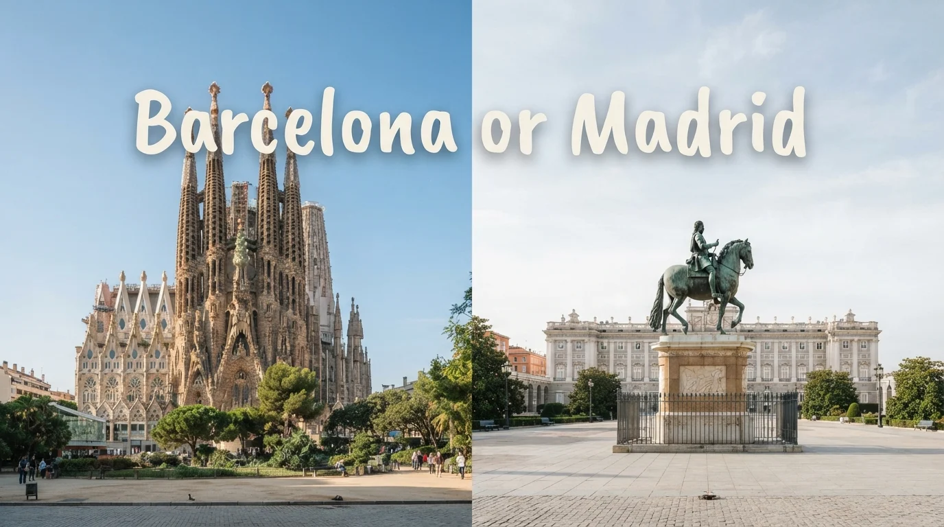 Barcelona or Madrid