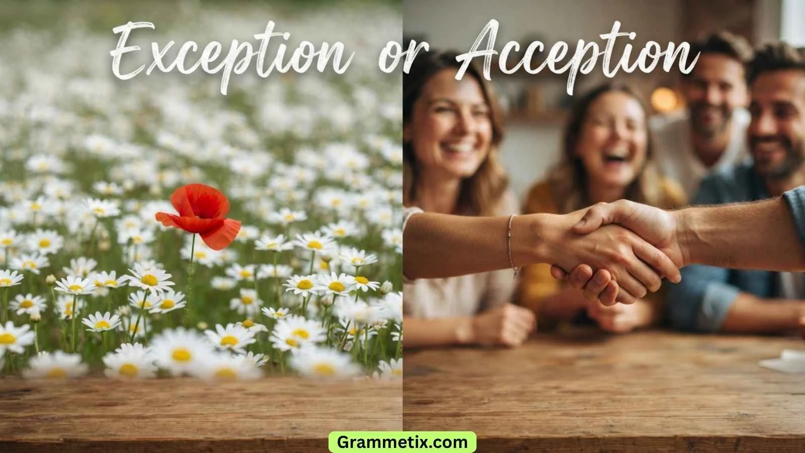 Exception or Acception