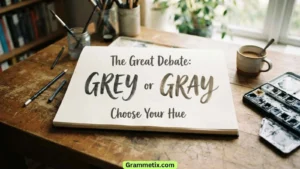 Grey or Gray