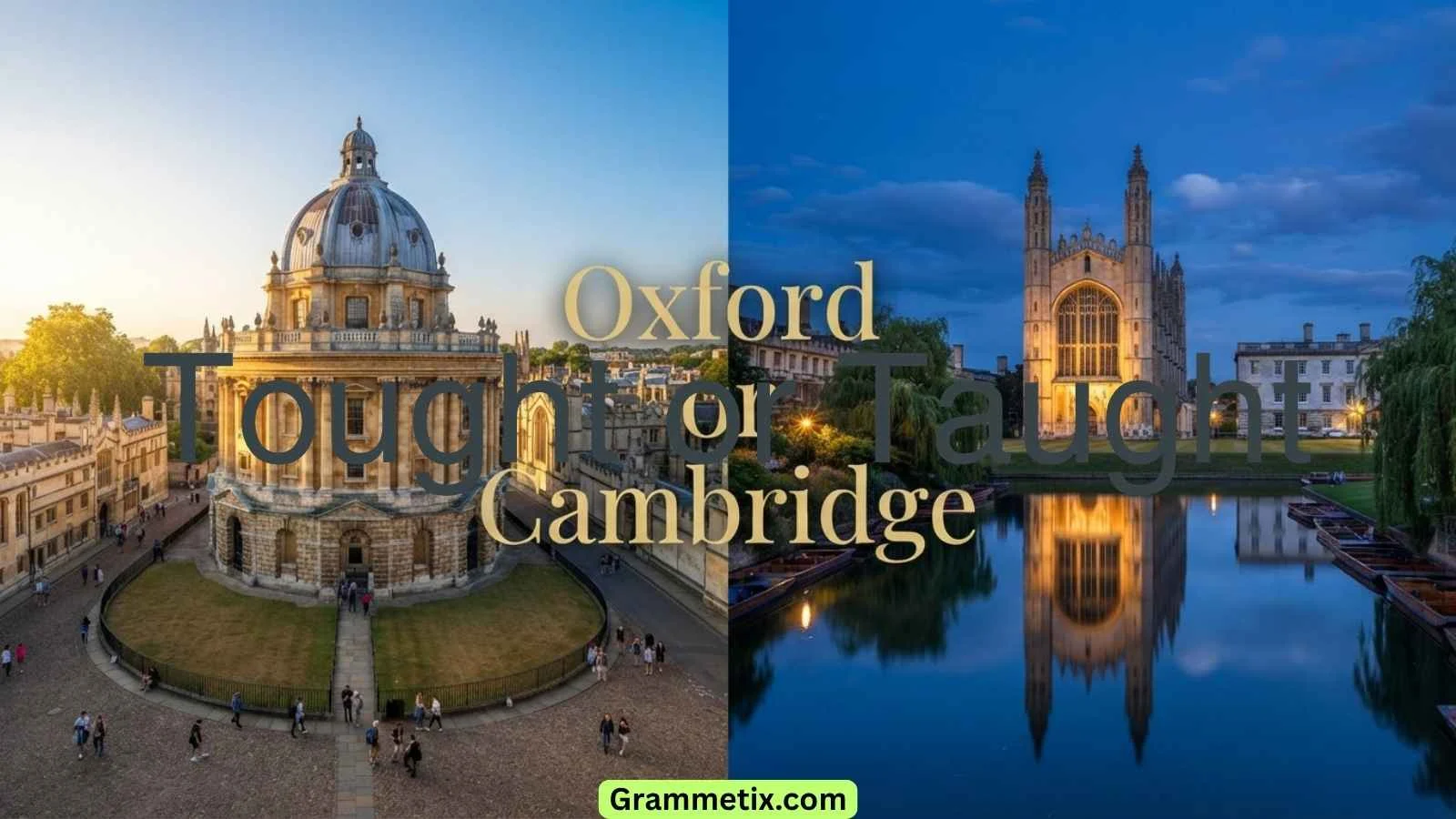Oxford or Cambridge