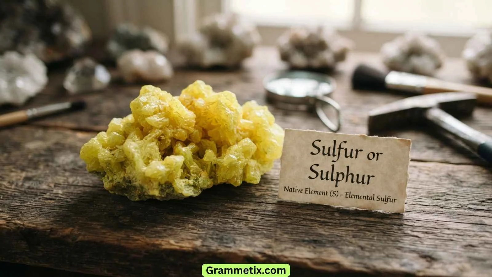 Sulfur or Sulphur